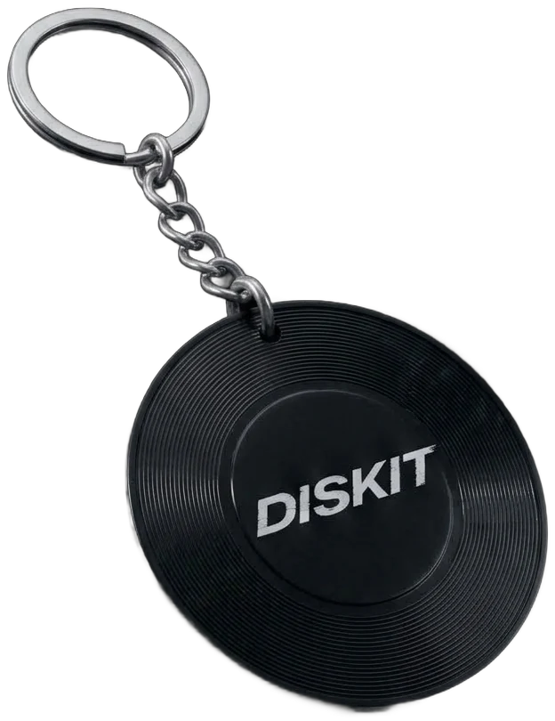 DISKIT mini vinyl keychain